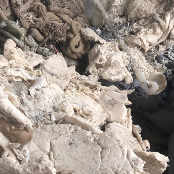 triturazione della plastica e macinazione
